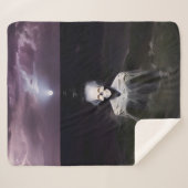 幽霊アットシーオイルペインティング シェルパブランケット (正面(横))