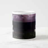 幽霊アットシーオイルペインティング ジャンボコーヒーマグカップ (正面)