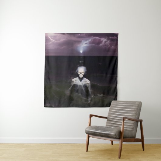 幽霊アットシーオイルペインティング タペストリー (インサイチュ)