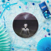 幽霊アットシーオイルペインティング ペーパープレート (パーティー)