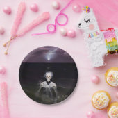 幽霊アットシーオイルペインティング ペーパープレート (パーティー)