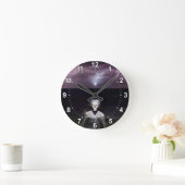 幽霊アットシーオイルペインティング ラウンド壁時計 (ホーム)