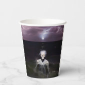 幽霊アットシーオイルペインティング 紙コップ (裏面)