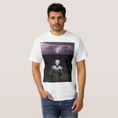 幽霊アットシーオイルペインティング Tシャツ (正面フル)