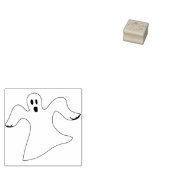 幽霊イラストレーションスタンプ ラバースタンプ (押印)