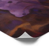 幽霊インパープルフローラフィールド ポスター (角)