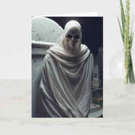 幽霊イン墓地ハロウィーン シーズンカード