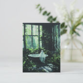 幽霊イン捨て住宅浴槽 ポストカード (スタンド正面)