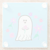 幽霊イン・フラワーガーデン ガラスコースター (裏面)