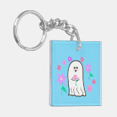 幽霊イン・フラワーガーデン キーホルダー (正面左)