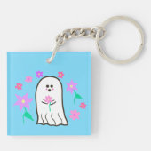 幽霊イン・フラワーガーデン キーホルダー (裏面)