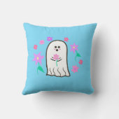 幽霊イン・フラワーガーデン クッション (裏面)