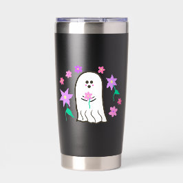 幽霊イン・フラワーガーデン 保温保冷タンブラー