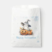 幽霊ウィッチハットジャックオランタンハッピーハローウィン フェイバーバッグ (正面)