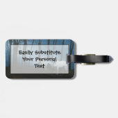 幽霊ウマズアットダークミッドナイト ラゲッジタグ (裏面横)