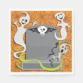幽霊オンザトゥームストーン紙ナプキンズ スタンダードランチョンナプキン (正面)