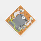 幽霊オンザトゥームストーン紙ナプキンズ スタンダードランチョンナプキン (角)