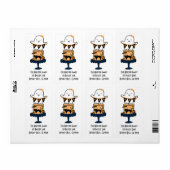 幽霊オンハロウィーンケーキ ラベル (フルシート)