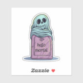 幽霊オン墓石 シール (シート)