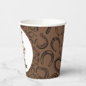 幽霊カウボーイ誕生日招待状 紙コップ (左)