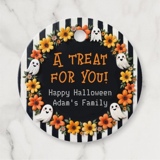 幽霊カスタムハローウィンパーティ- 「A Treat for you」 フェイバータグ (正面)