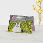 幽霊カップルフォーエバー2アートカード カード (黄色い花)