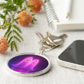 幽霊カップル – かわいいネオンラブ キーホルダー (側面)