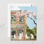 幽霊カフェ ポストカード (正面/裏面)