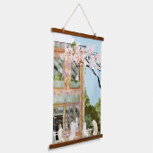 幽霊カフェ 吊り下げ型タペストリー (傾斜あり)