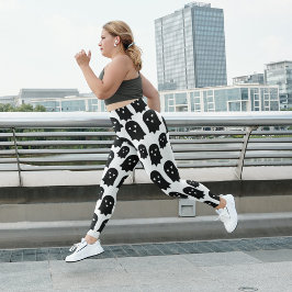 幽霊カプリレギンス カプリレギンス