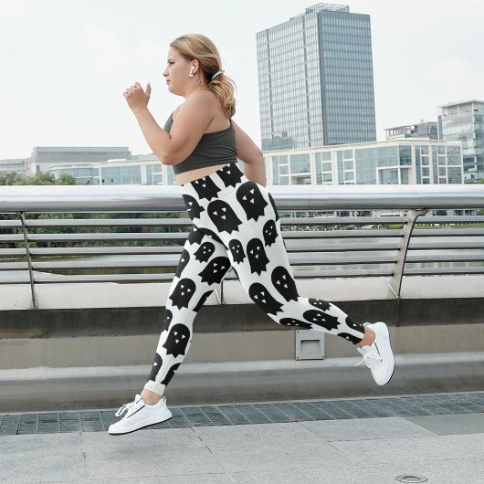 幽霊カプリレギンス カプリレギンス