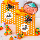 幽霊カボチャ死神かわいい黒猫ハロウィーン ラウンドシール