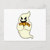 幽霊カードとトランプのポーカーのトランプのポーカー ポストカード (正面)