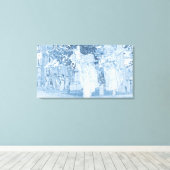 幽霊ガールズエスケープ墓地ヴィンテージアート死 キャンバスプリント (インサイチュ (ウッドフロア))