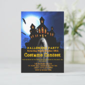 幽霊ガールハロウィ幽霊のよく出るーン衣装パーティーより小さい 招待状 (スタンド正面)