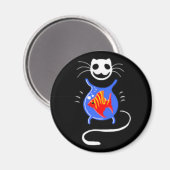 幽霊キティ猫マグネット マグネット (正面/裏面)