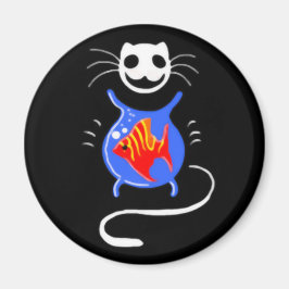 幽霊キティ猫マグネット マグネット