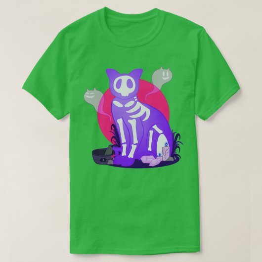 幽霊キトン Tシャツ (デザイン正面)