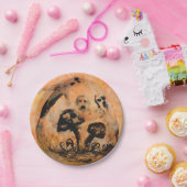 幽霊キノコ紙プレート ペーパープレート (パーティー)