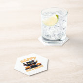 幽霊キャットティー、ハロウィンシャツ不気味、かわいい、ユニーズ ペーパーコースター (インサイチュ)