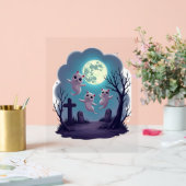 幽霊キャットパレード アクリルサイン (ウェディング)