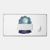 幽霊キャットパレード デスクマット (キーボード&マウス)