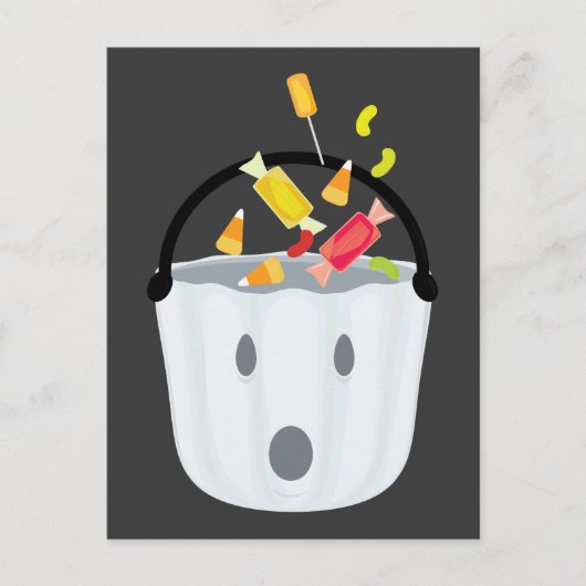 幽霊キャンディパイル ポストカード (正面)