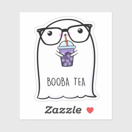 幽霊キュートハロウィーンアートオータム秋シーズン シール (シート)