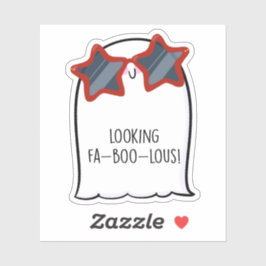 幽霊キュートハロウィーンアートオータム秋シーズン シール