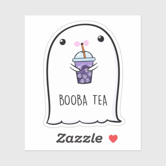 幽霊キュートハロウィーンアートオータム秋シーズン シール (シート)