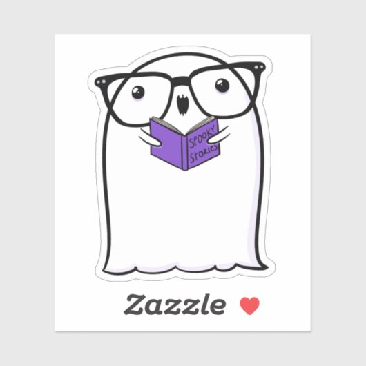 幽霊キュートハロウィーンアートオータム秋シーズン シール (シート)