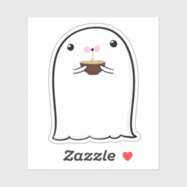 幽霊キュートハロウィーンアートオータム秋シーズン シール