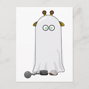 幽霊キリン(鎖つき) ポストカード