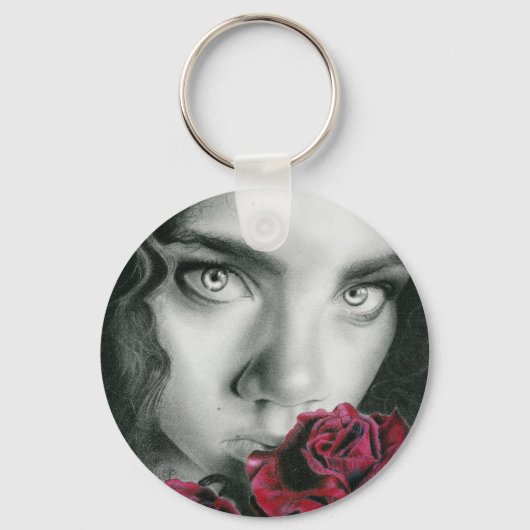 幽霊キーチェーン キーホルダー (正面)